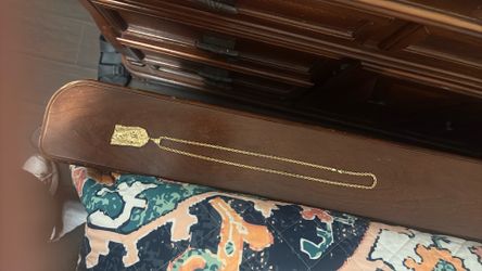 14k rope chain with Jesus pedant