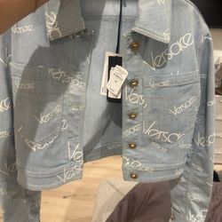New Authentic Versace Denim Jacket