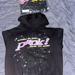Medium Black Sp5der Hoodie