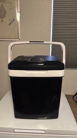 Plug in cooler to keep items, cold or warm