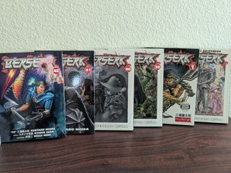 BERSERK Vol. 1, 39-42 + Guidebook (ENG Manga Collection)
