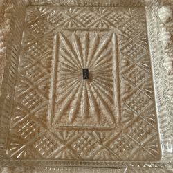 Godinger Dublin crystal tray