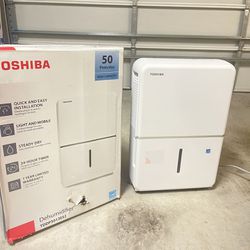 TOSHIBA 50 Pint dehumidifier 