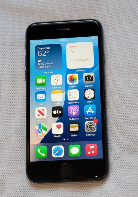 EXCELLENT CONDITION APPLE iPhone SE 3 3RD GEN 5G 64GB AT&T PHONE