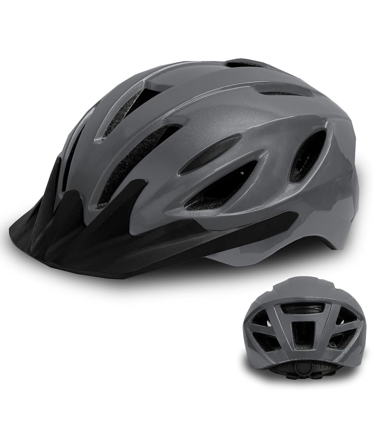 Adult Bike Helmet for Women & Men - Removable Visor for Mountain & Road Cycling - CPSC Safety-Certified - Stylish & Durable Bicycle Helmet with Sugges