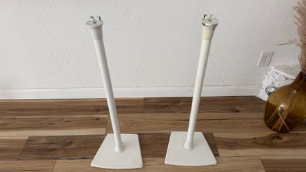 Pair of White Slim Sonos One Speaker Stands (Set of 2)