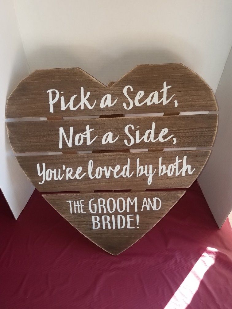 Pick A Seat Wood Wall Decor