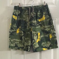Billionaire Boy's Club Camo Spruce Shorts Mens Large