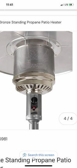Patio heater only &29.99