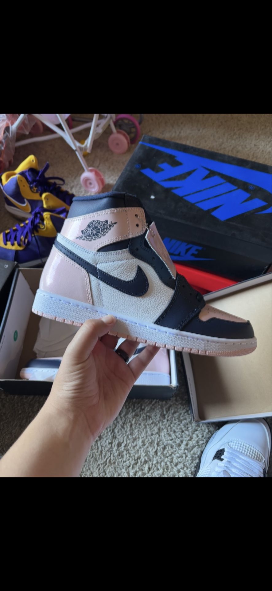 Jordan Retro 1 High Bubble Gum 