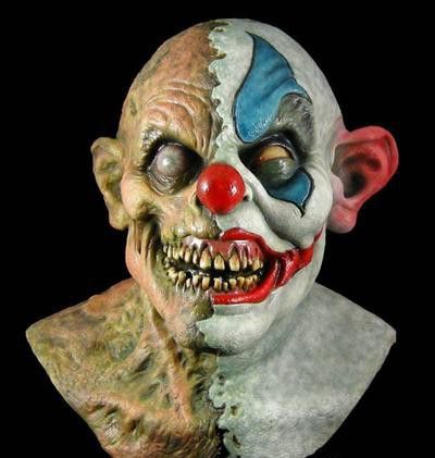 Two-Faced Rot the Clown Mask