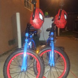 2 Spider-Man Bikes 