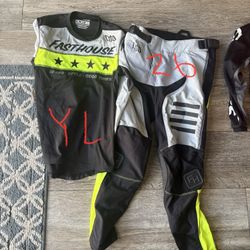 Fasthouse Youth Riding Jersey and Pants