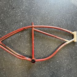 1950’s Vintage Schwinn Dx Frame 26” Inches / Great For To Make A Klunkler Conversion 