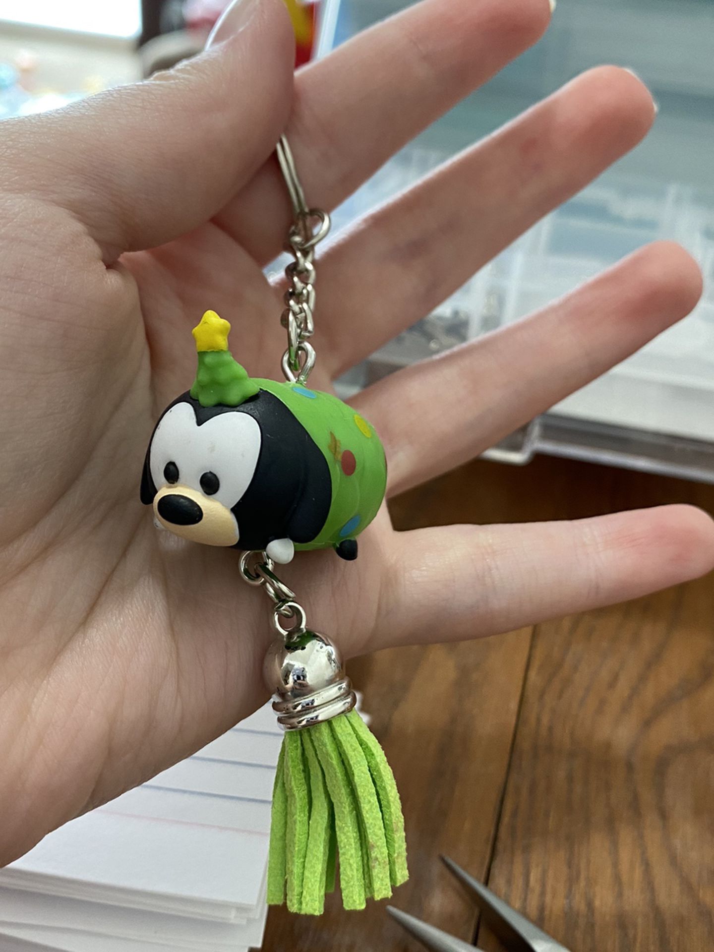 Disney Tsum Tsum Christmas Goofy Keychain