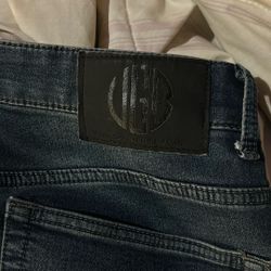 Vintage Genes Slim Straight Jeans 34x30 – Navy/Black – Great Condition 