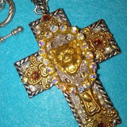 Vintage Cross Necklace 
