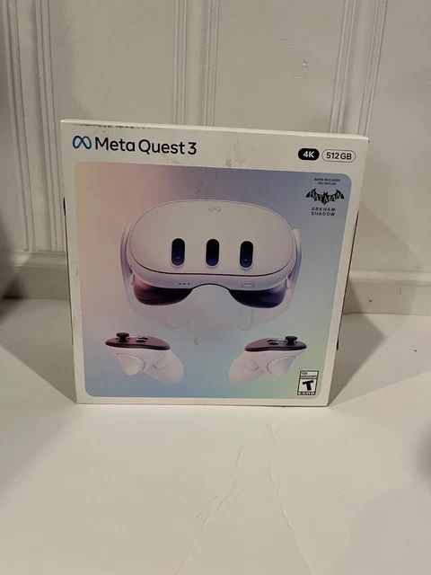 Meta Quest 3 512GB 4K VR Headset White 512GB, Batman: Arkham Shadow
