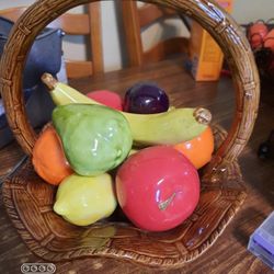 Beautiful Ceramic Fruit Basket