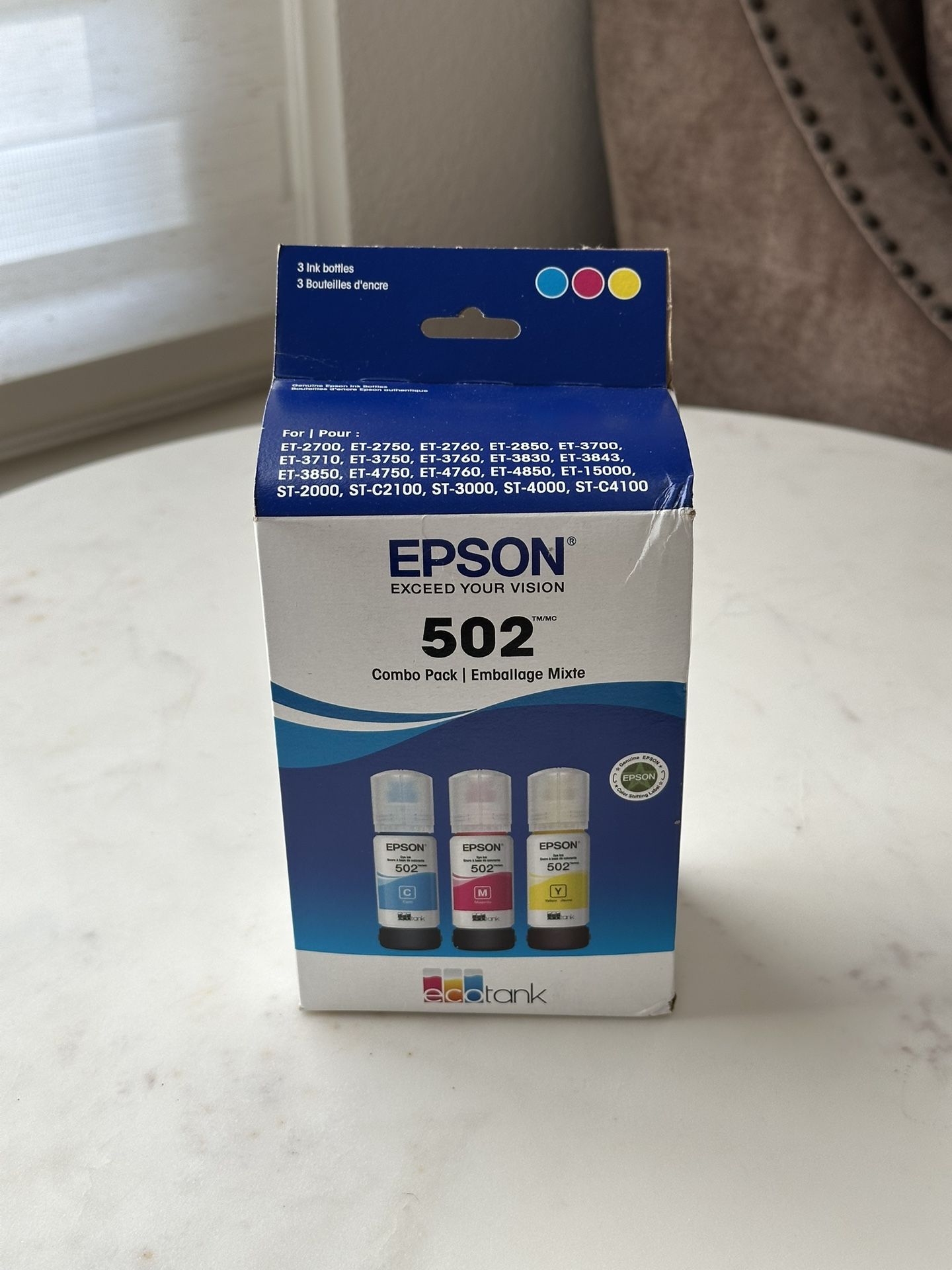 π¨οΈ Epson 502 Ink Combo Pack β Brand New (Unopened)