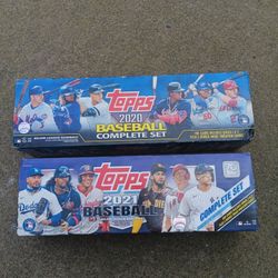 Topps 2020 & 2021 Baseball Complete Sets