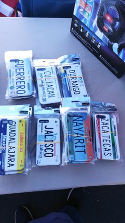 iPhone 7/8+ cases Mexican plates