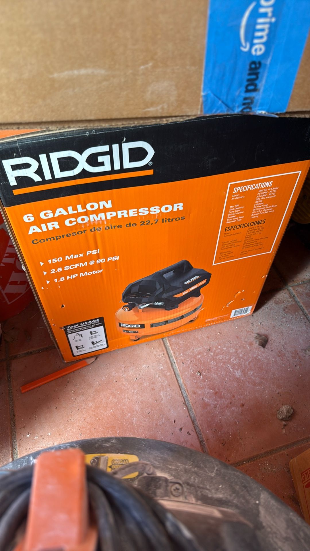 6 Gallons Compressor