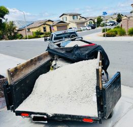 Dump Trailer For Junk Dirt Gravel Soil Mulch 