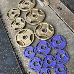 Olympic weight plate set