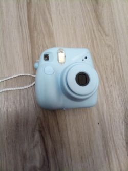 Instax mini 7+ camera, light blue