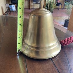Brass Fog Bell 7 1/2”  $175.00  CASH, TEXT FOR PRICES.
