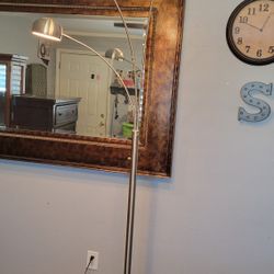 BEAUTIFUL SILVER TALL LAMP