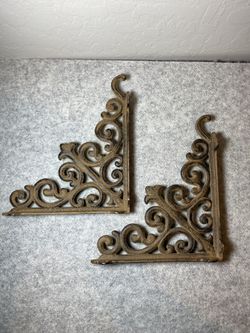NEW Cast Iron Ornate Shelf Brackets
