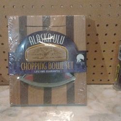 Alaska Ulu Chopping Bowl Set