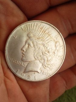 1921 peace silver dollar