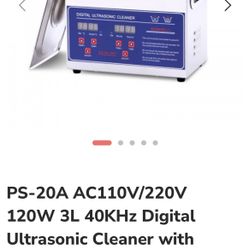 Digital Ultra Sonic Cleaner (ReadDescription).