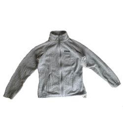 Columbia Fleece Jacket Women Size XS Gray