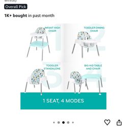 Evenflo Eat And Grown 4 In 1 High Chair 
