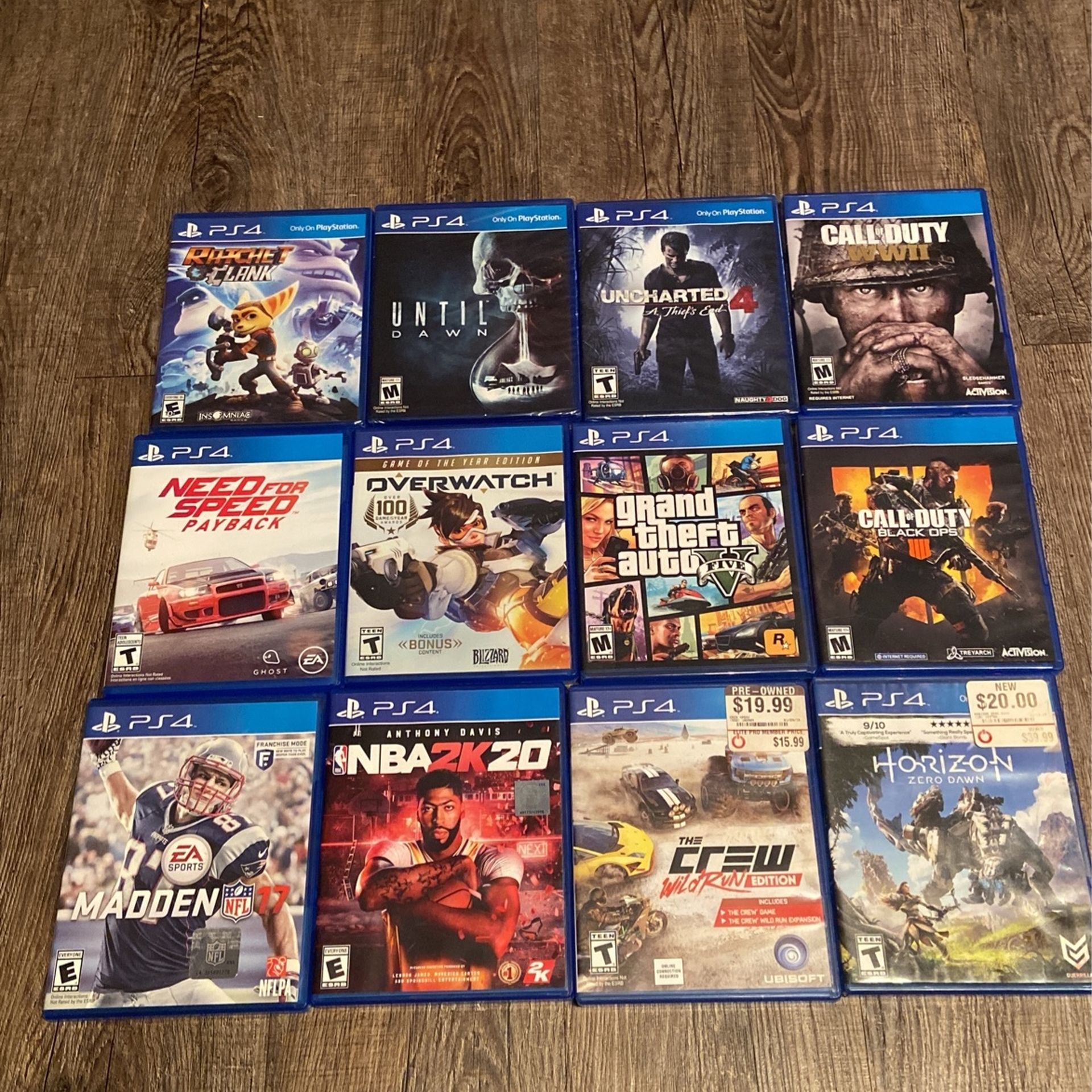 $50 For All PS4 Video Games