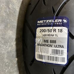 Metzeler ME 888 200/50R18 Rear Tire Marathon Ultra Motorcycle 200 50 18  (contact info removed)