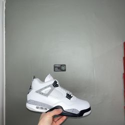 Jordan 4 White Cement