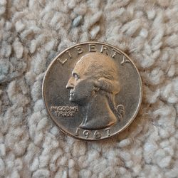 1967 No Mark Error Quarter