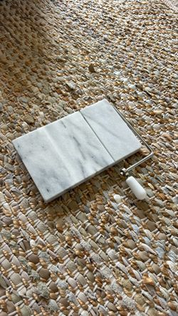 beautiful real marble cheese slicer