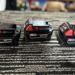 Milwaukee XC 5.0 Batteries