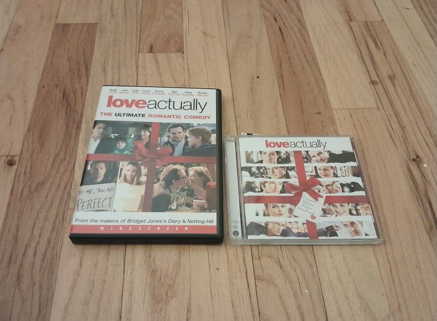 Love Actually Set: movie DVD and soundtrack CD