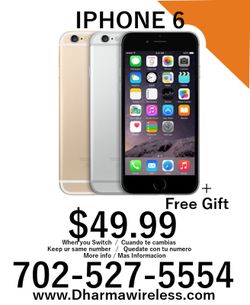 Iphone 6 $49.99