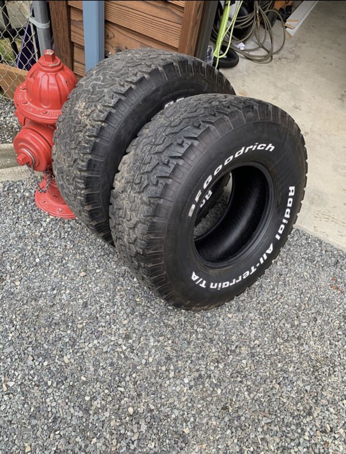 Bf goodrich all terrain 33x12 50r15 for sale in bothell wa offerup