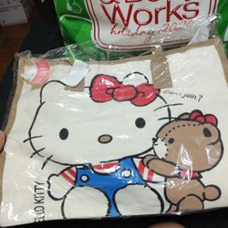 Hello Kitty Canvas Tote Bag $15 
