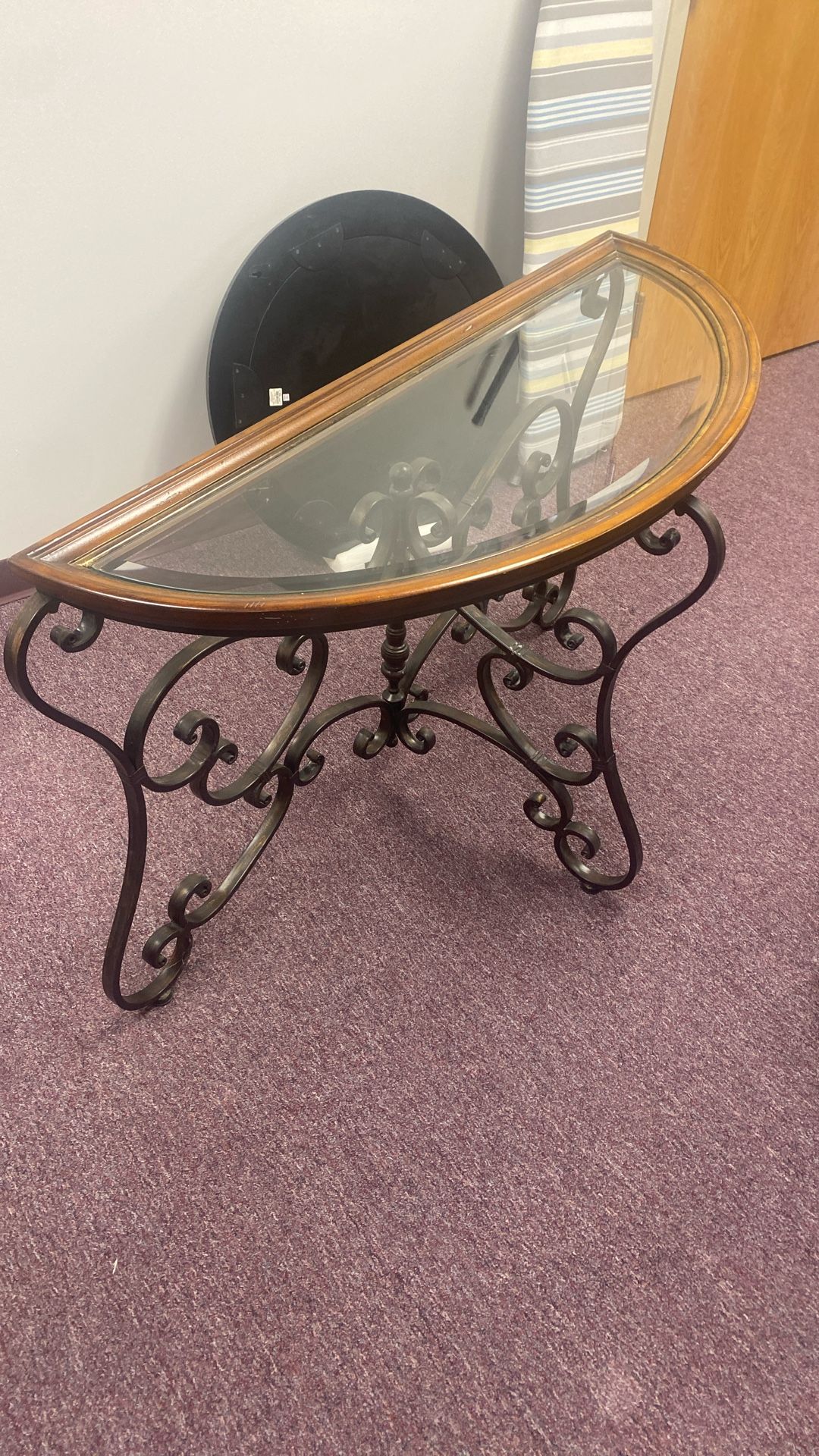 Demi lune Console Table