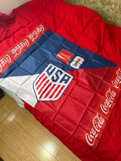 Coca Cola x USA soccer Flag